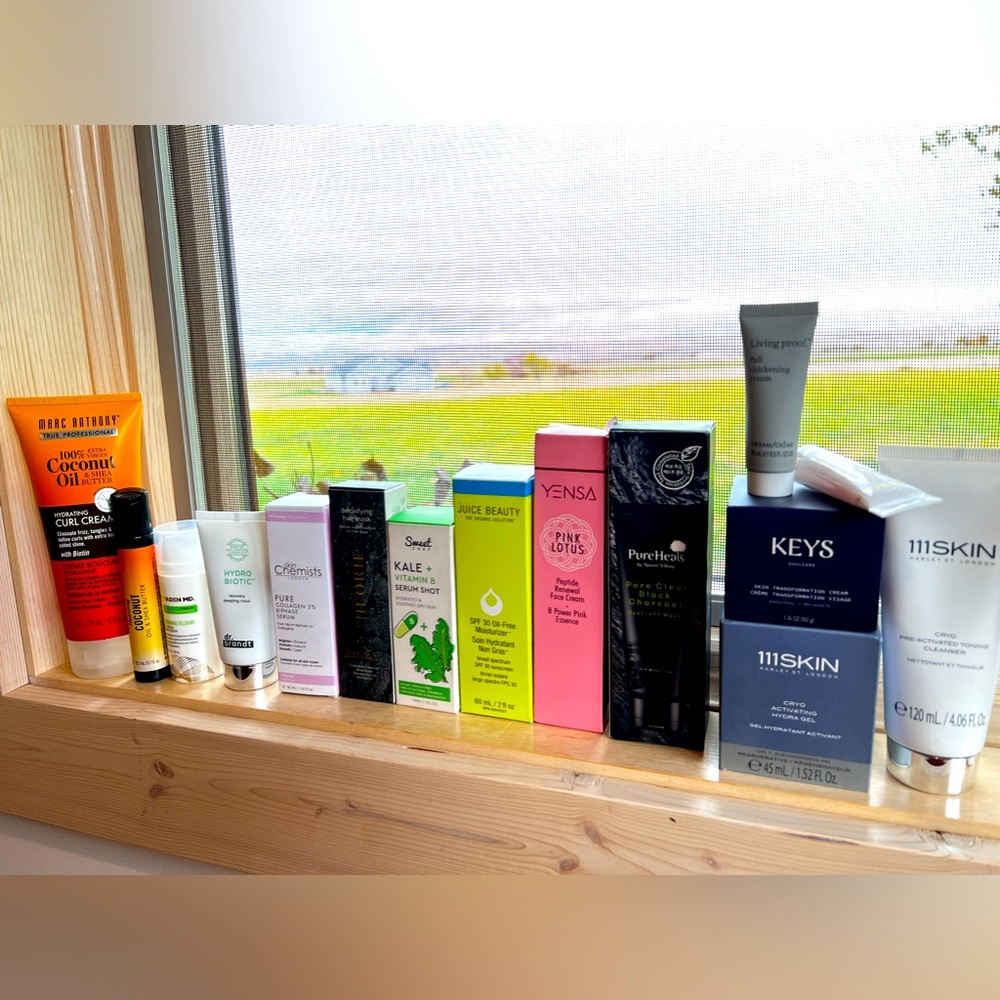 New Skincare, 111 Skin, Living Proof, Keys, Dr. Brandt, FoxyBae, Juice Beauty